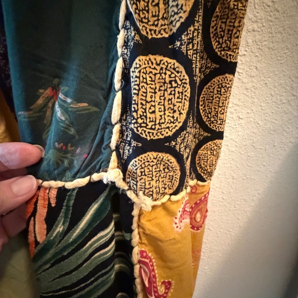 Kantha Patchwork Skirt, One of a kind, Fits like a Small - Picture 12 of 16